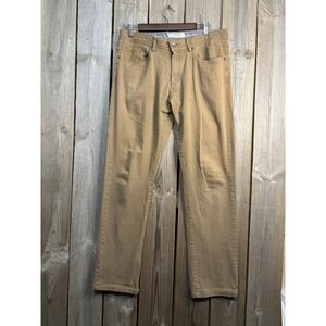 Ballin Crescent Modern Fit Supima Twill Tan Khaki Pants Mens 34 Perma Color